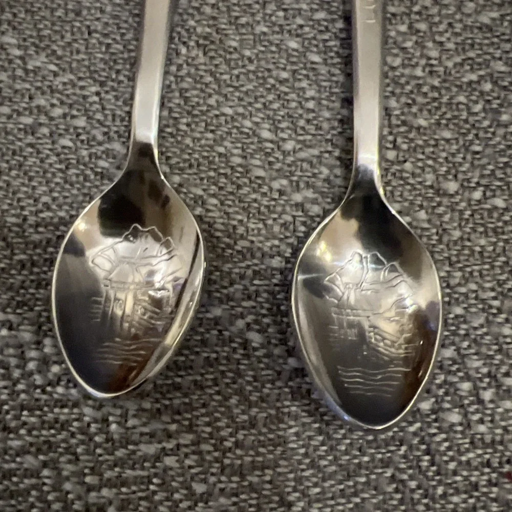 ROLEX Lucerne/Geneve Bucherer Switzerland Collectors Spoon Set Lot of 2